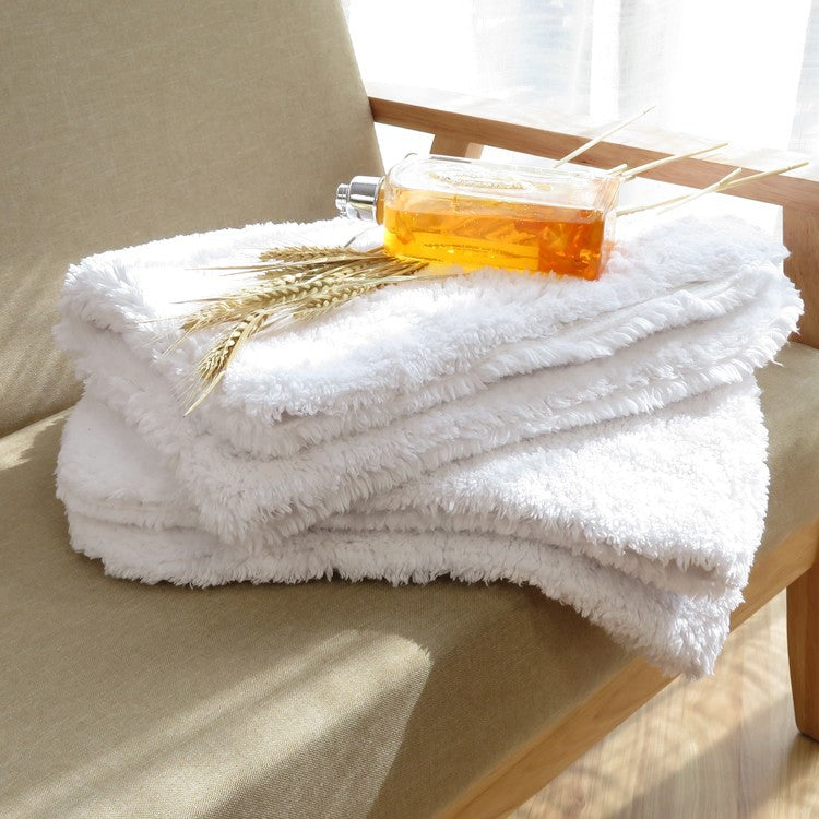 Five-star Hotel Bathroom Long-pile Rug Thick Cotton Bath Mat