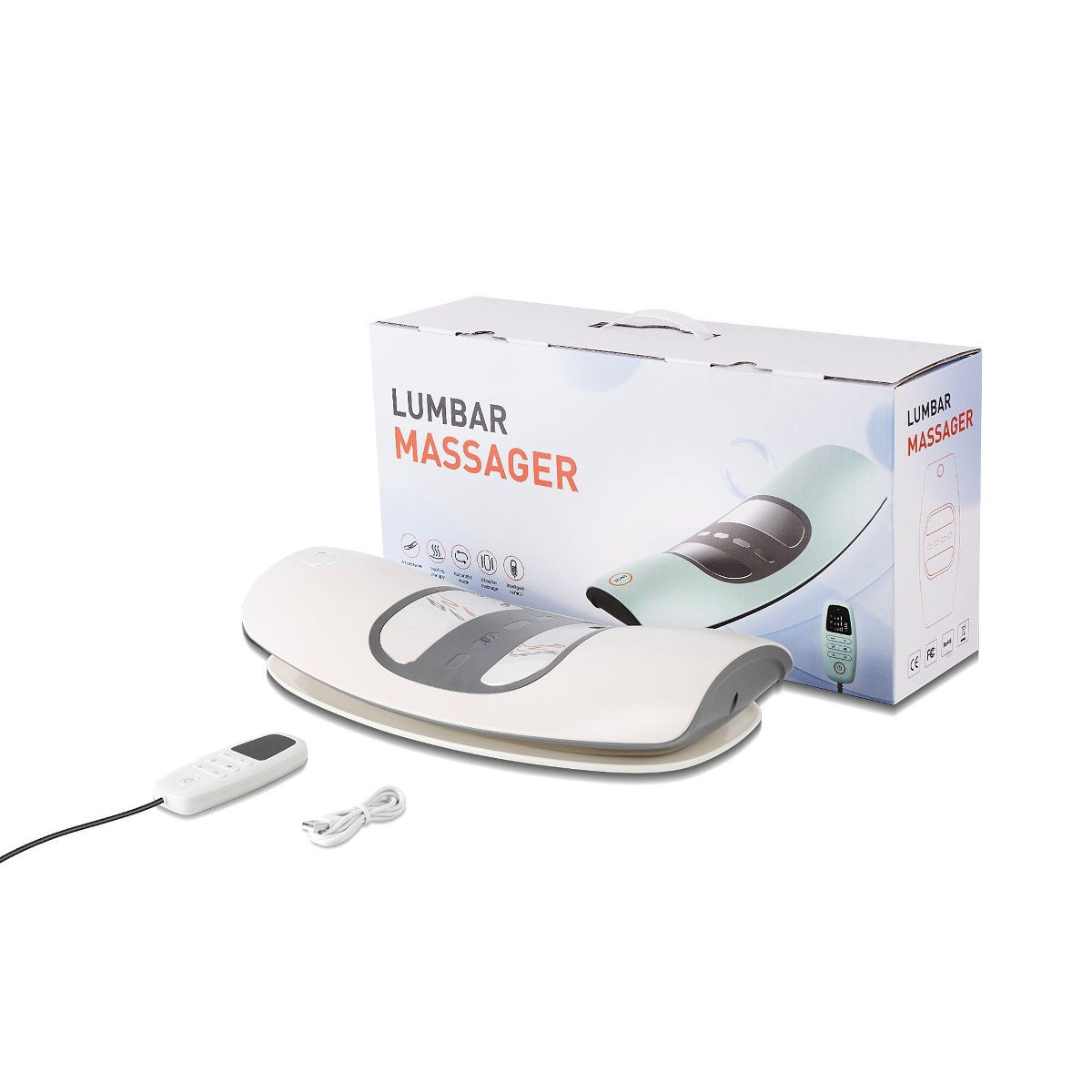 Soothing Light-heat Dynamic Lumbar Electric Massage Instrument