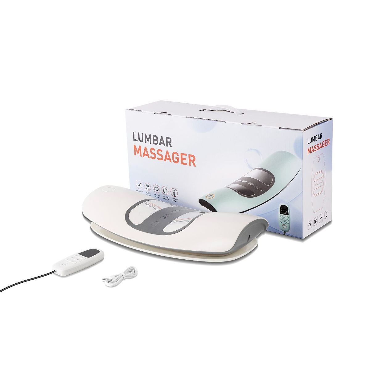 Soothing Light-heat Dynamic Lumbar Electric Massage Instrument