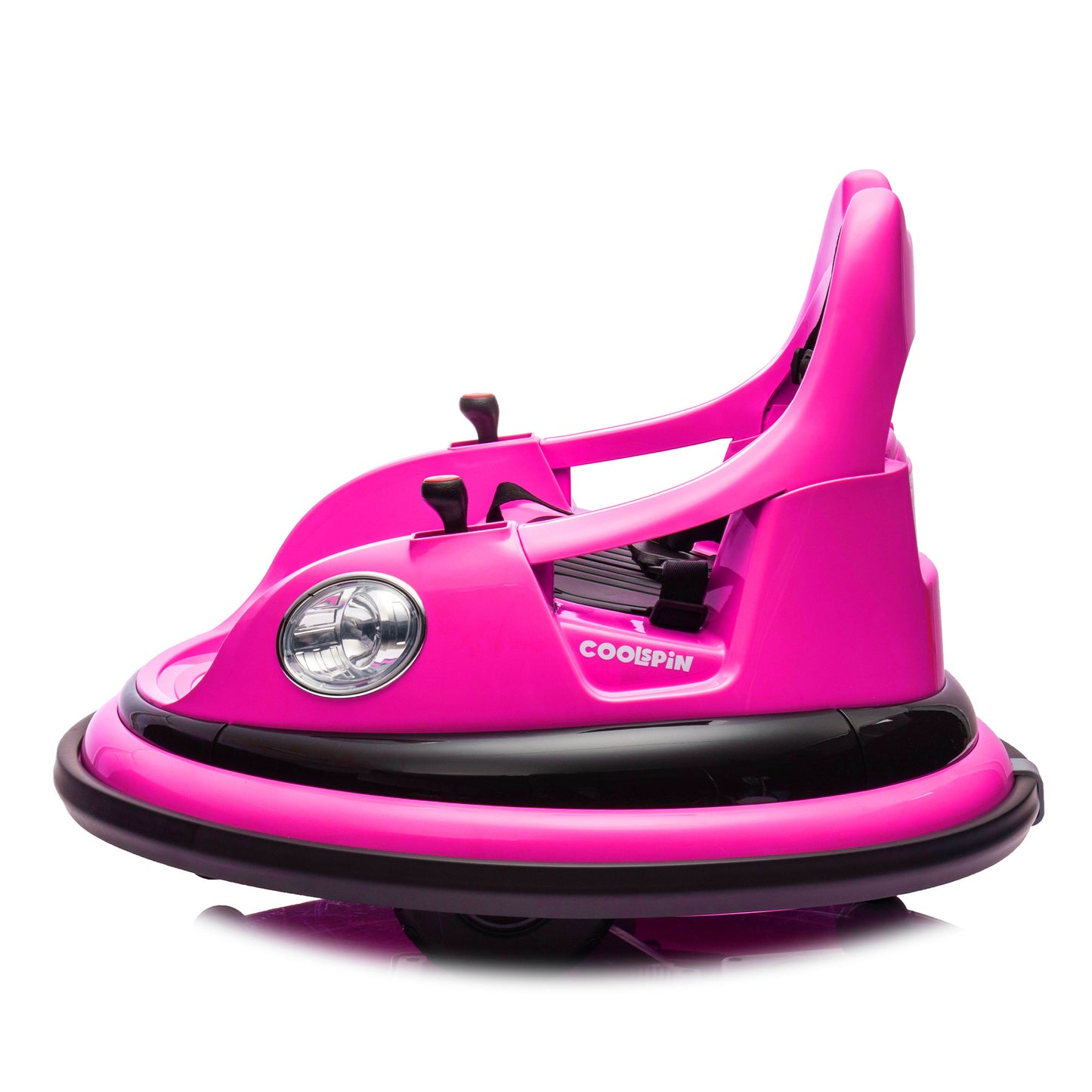 12V Ride On Bumper Car For Kids,electric Car For Kids,1.5-5 Years Old,W Remote Control, LED Lights, Bluetooth & 360 Degree Spin, Vehicle Body With Anti-collision PaddingFive-point Safety Belt,2wd