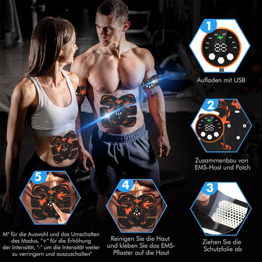 Pulse Abdominal Fitness Instrument Muscle Eye Massager Abdominal Stickers Rechargeable