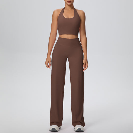 Women's Two-Piece Sports Running Fitness Outfit Set