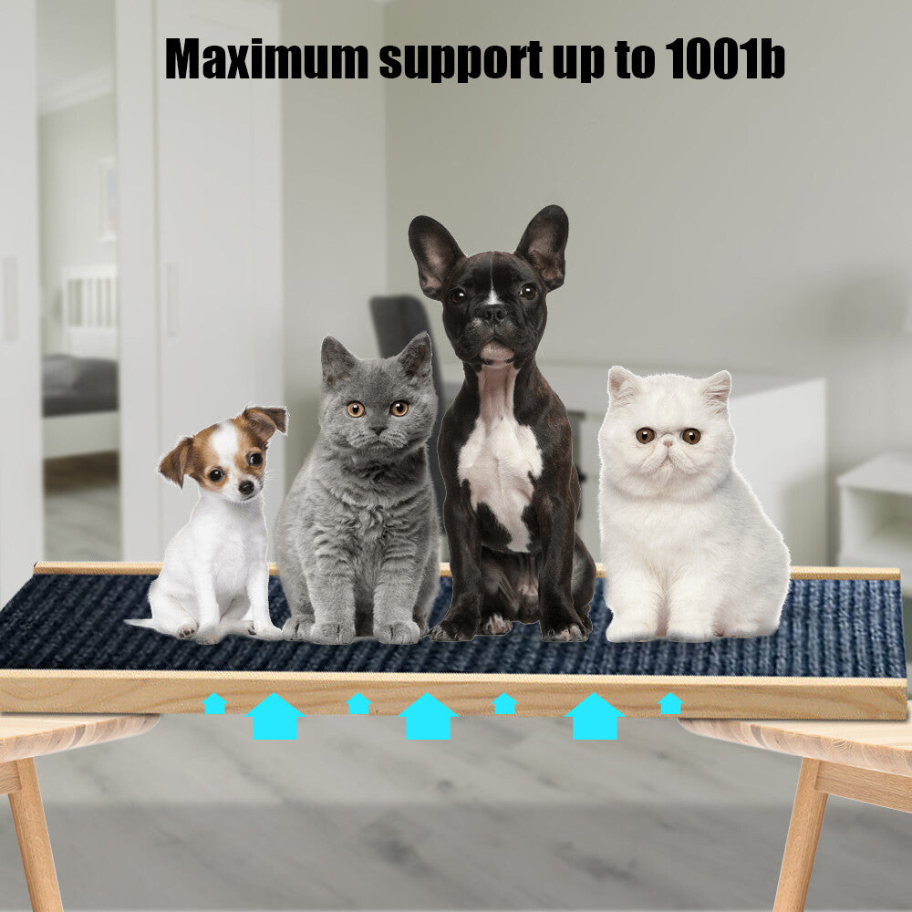 Foldable Dog Pet Ramp Adjustable Height Dogs Stairs For Bed Sofa Car 1 00cm