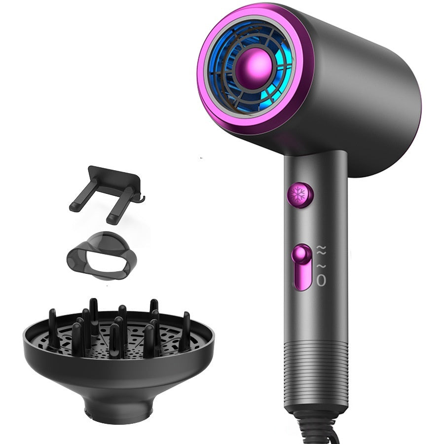 Hair Dryer With Negative Ions Offering Both Hot And Cool Air Settings
