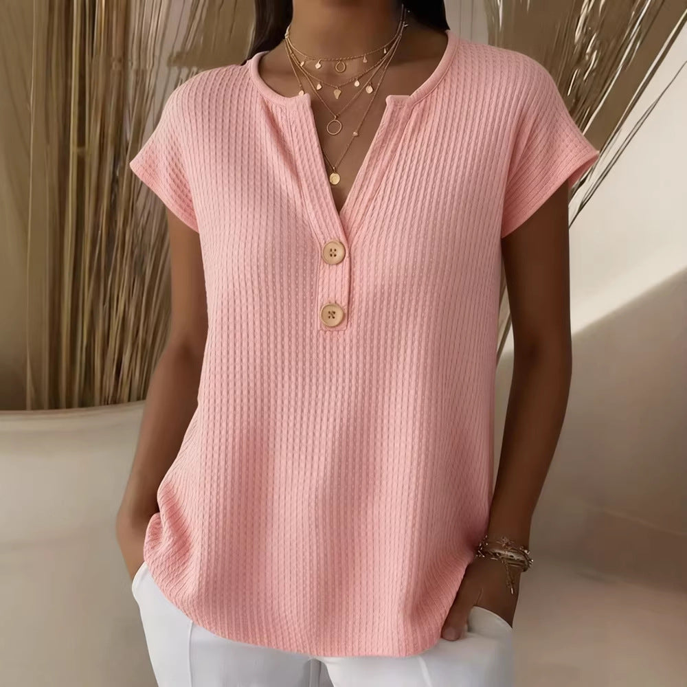 Seasonal New Womens Casual Loose-fitting Top