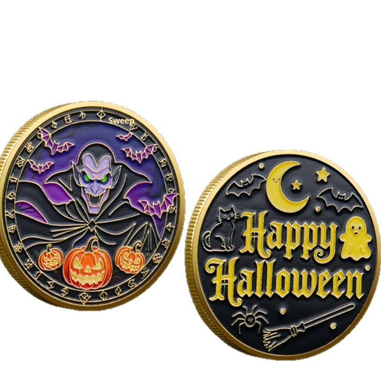 Halloween Commemorative Gift Metal Commemorative Coin