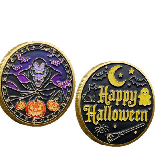 Halloween Commemorative Gift Metal Commemorative Coin