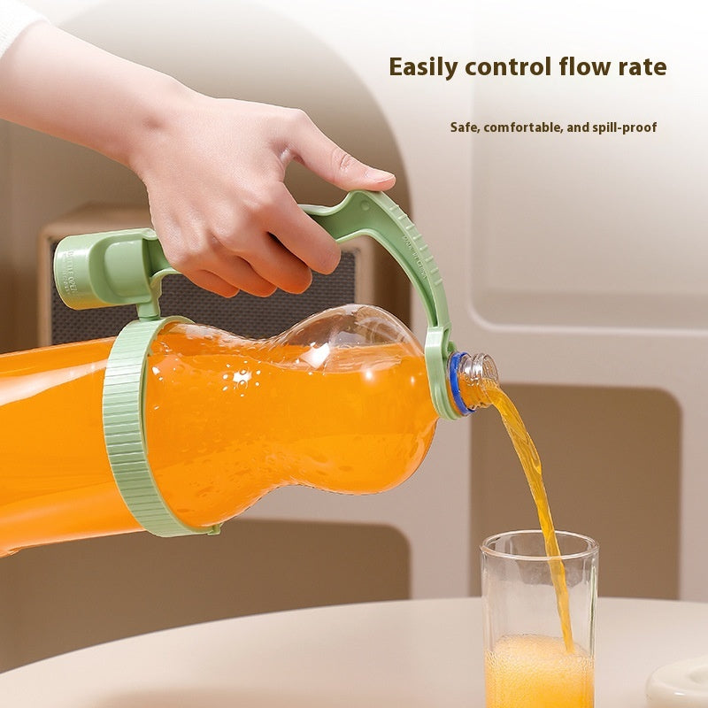 Beverage Bottle Handle Holder Adjustable Pouring Handle Organizer Multi-Use Oil Bottle Handle Holder Kitchen Storage Kitchen Gadgets