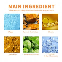 West&Month Turmeric Facial  , Moisturizing Lightening Spots, Acne Marks, Brightening Skin Essence