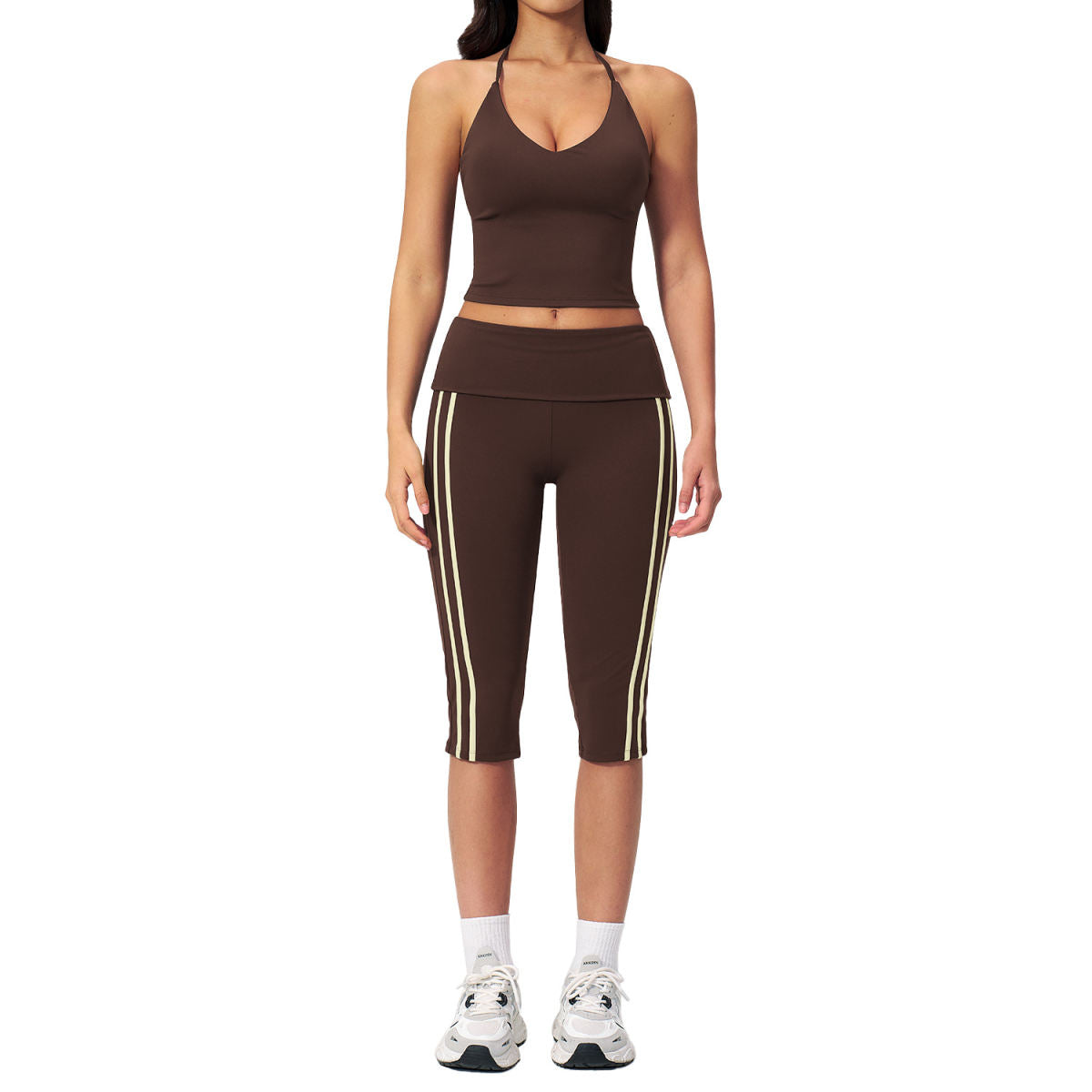 Womens Shock-Proof Yoga Outfit With A Beautiful Back Design