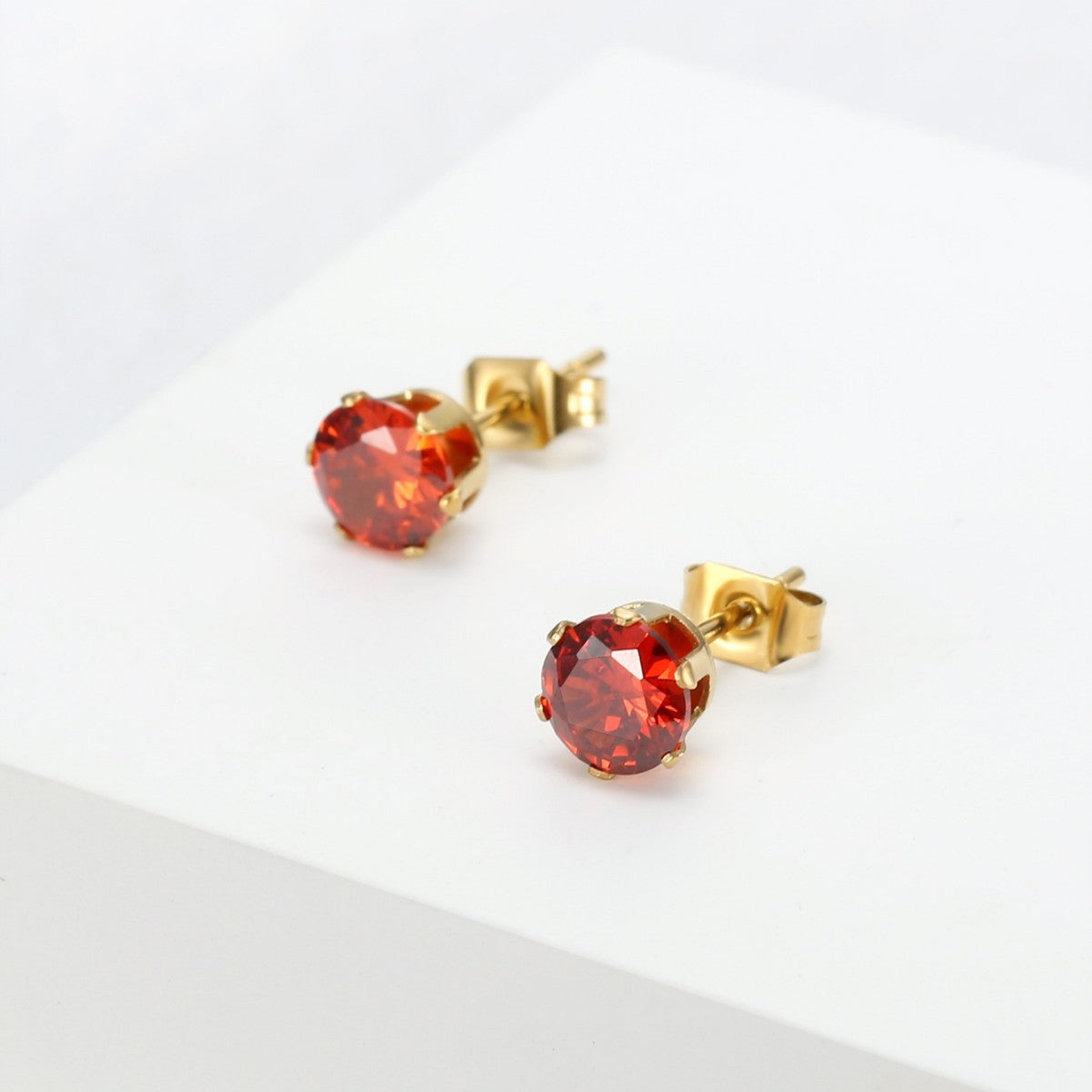 Womens Titanium Steel Earrings Versatile Accessories