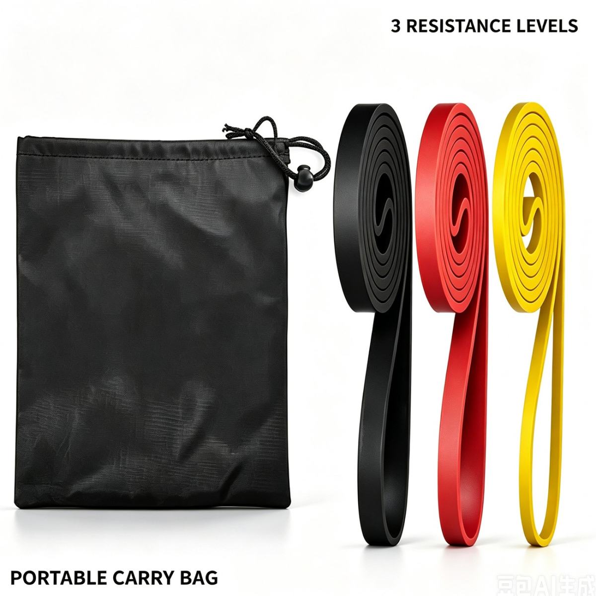Heavy Duty Pull Up Resistance Bands Assisted Exercise Home Gym Fitness Training