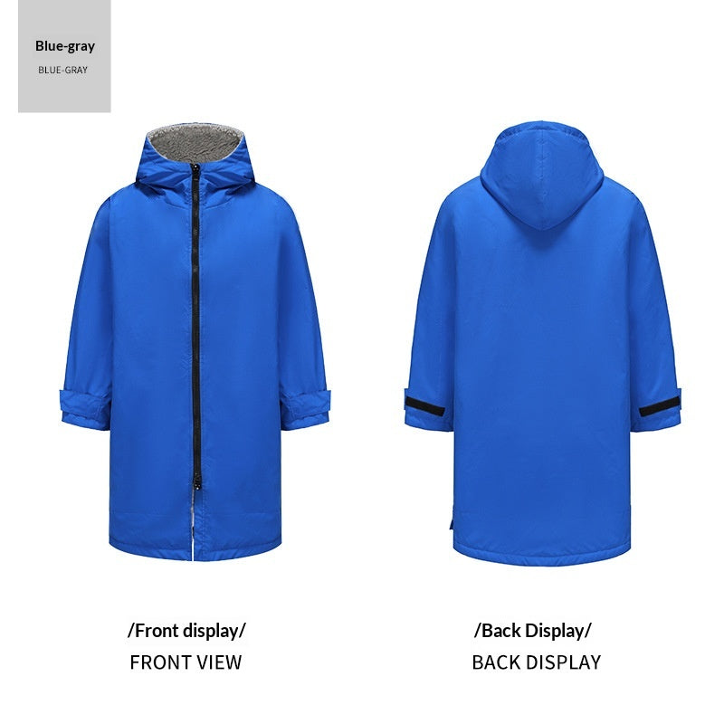 Outdoor Thermal Jacket Swimming Training Bathrobe