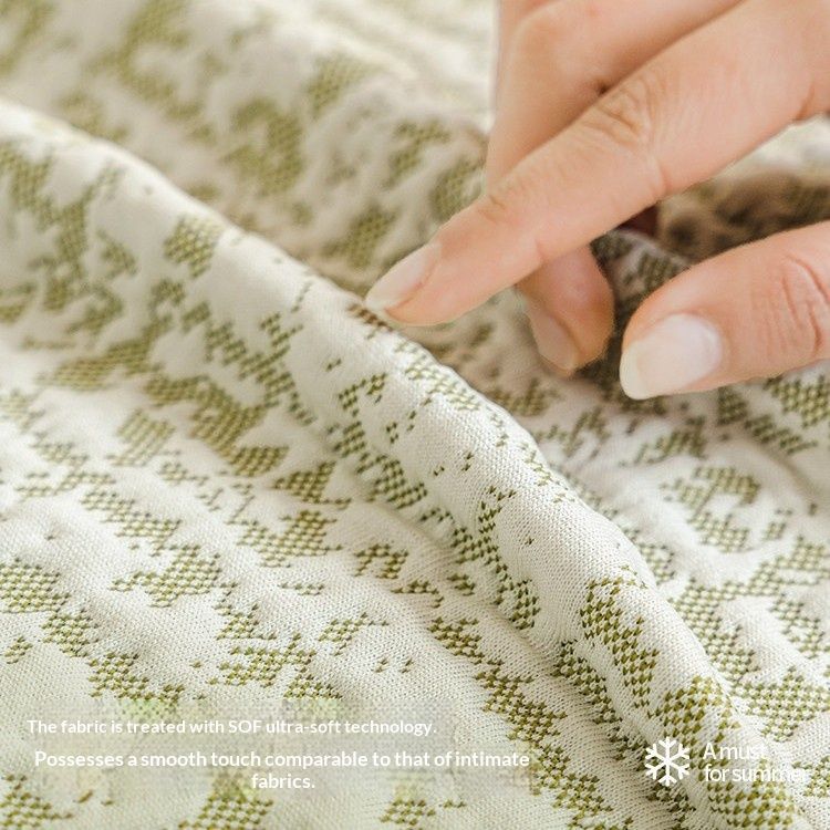 Four-Season Ice-Silk Cooling Sofa Cover Cloth