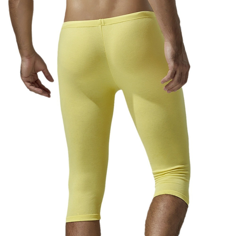 Low Waist Men's Casual Solid Color Sports Pants Fitness