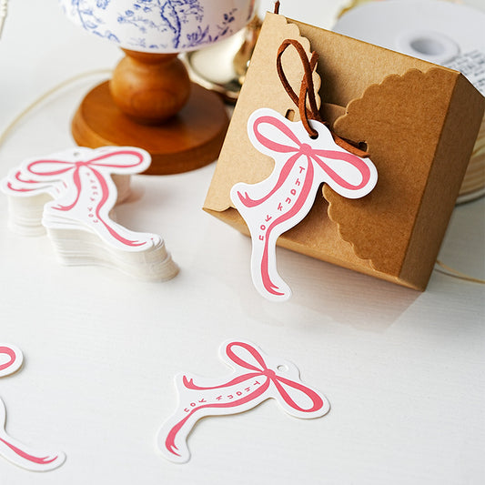 Bow Packaging Accessories Gift Tag
