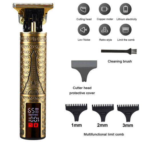 Hair Clippers Cordless Beard Trimmer For Men Hair Cutting Barber Shaving Machine