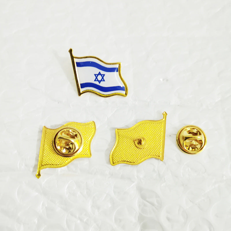 Malaysia Patriotic Clothing Accessories Brooch Israel Badge