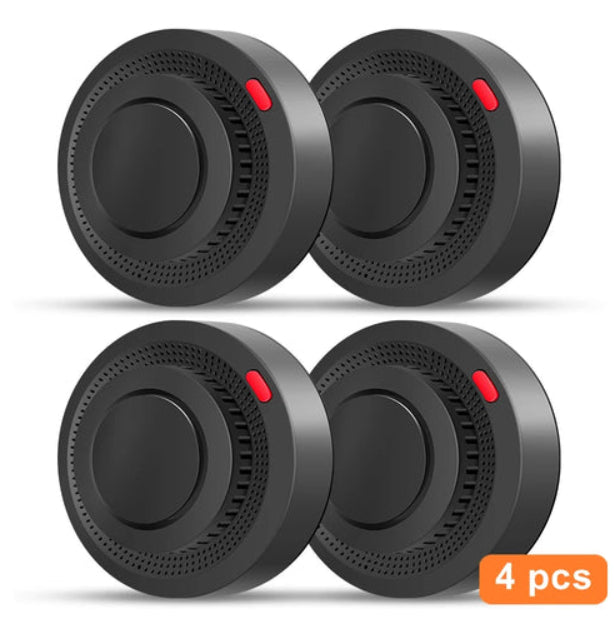 Graffiti Smoke Feeling WiFi Smart Home Black Smoke Alarm Detector