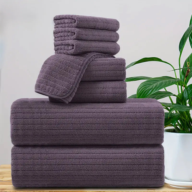 Extra Large Extra Thick Coral Fleece Bath Towelhighly Absorbent Soft And Quick Drying