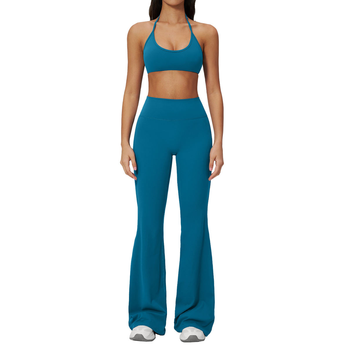 Womens Shockproof Bra And Yoga Outfit Set