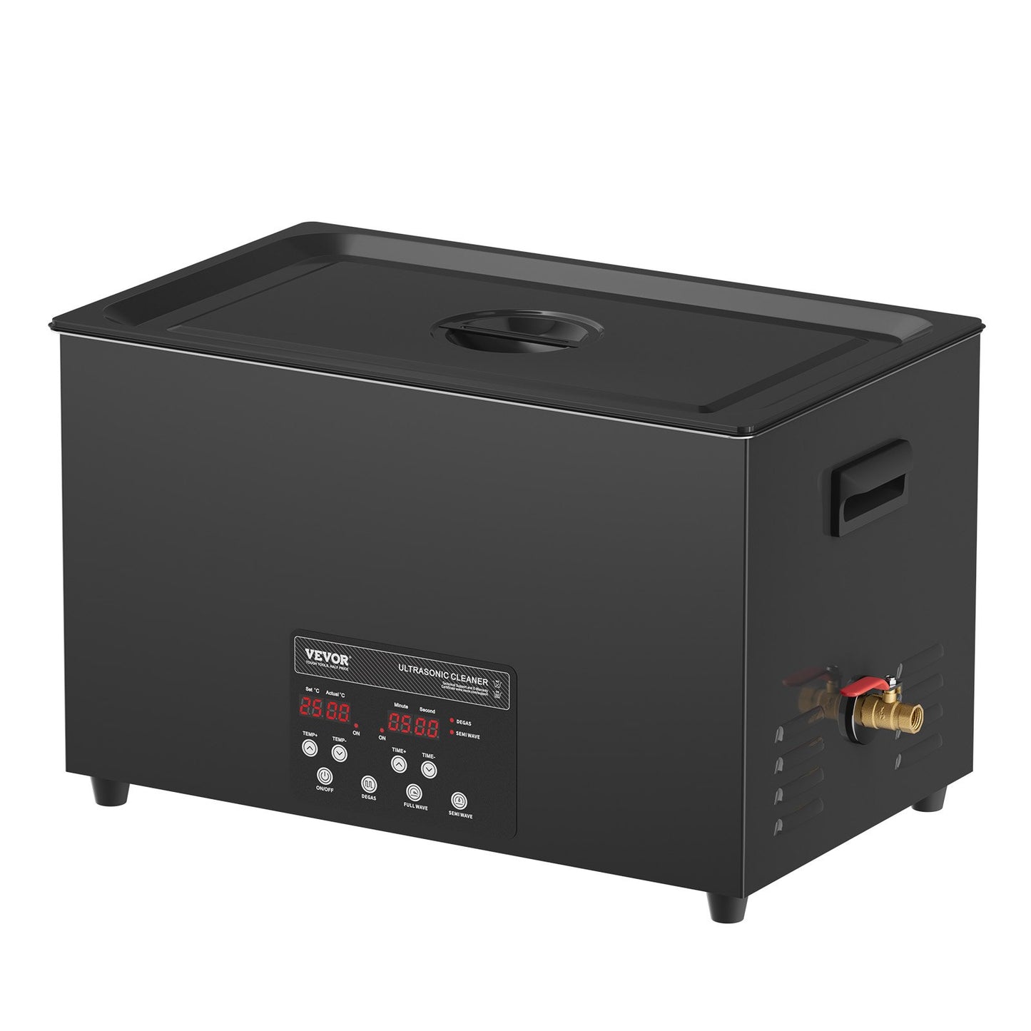 30L Ultrasonic Cleaner, 600W Digital Ultrasonic Cleaning Machine With Upgraded Degassing And Gentle Mode, 40kHz Industrial Ultrasound Cleaner With Timer And Heater For Retainer Jewelry Tools