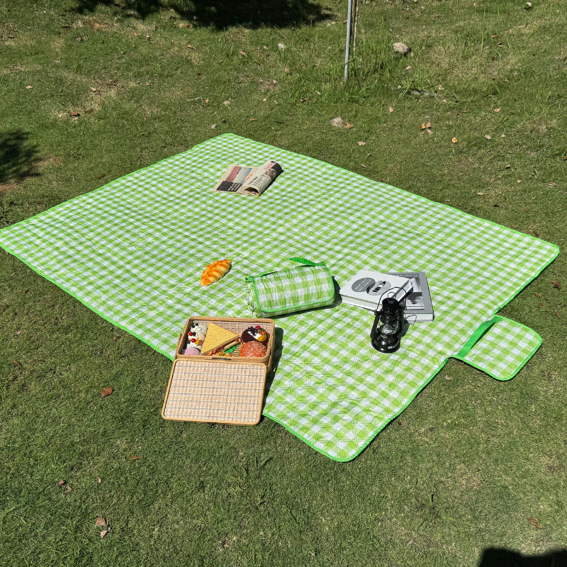 Ultrasonic Outdoor Camping Thickened Waterproof Moisture-Proof Picnic Mat Tent Mat Picnic Cloth Cushion Beach Mat Customization