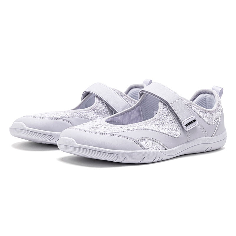 Light Outdoor Wide-Fit Shoes Lace-up Mary Jane Womens Shoes