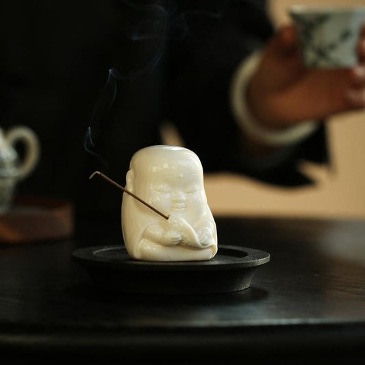 Fishing Little Monk Tea Pet Decoration Incense Stick Creative Incense Burner