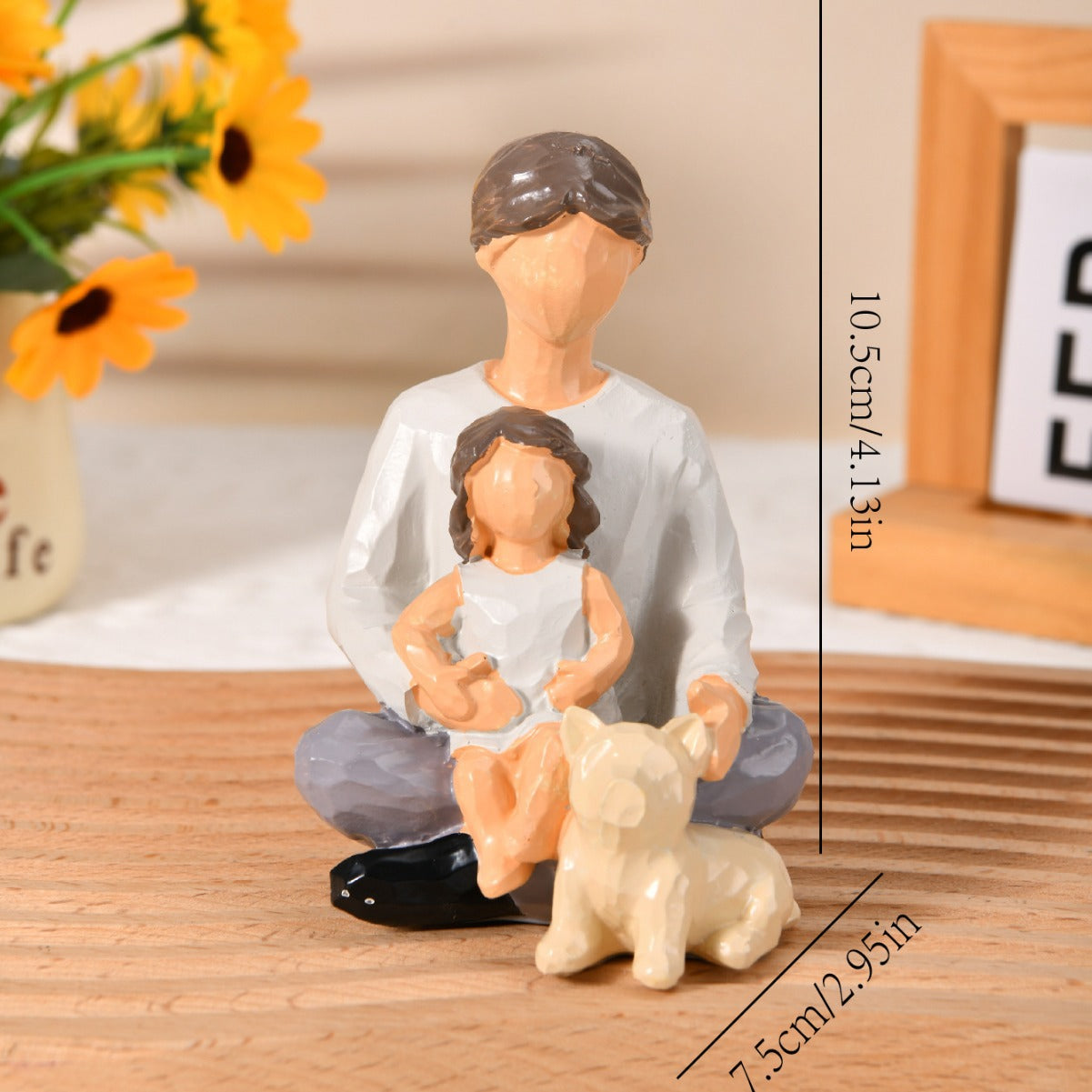 Family Statue Home Decor Gift Resin Craft Ornament