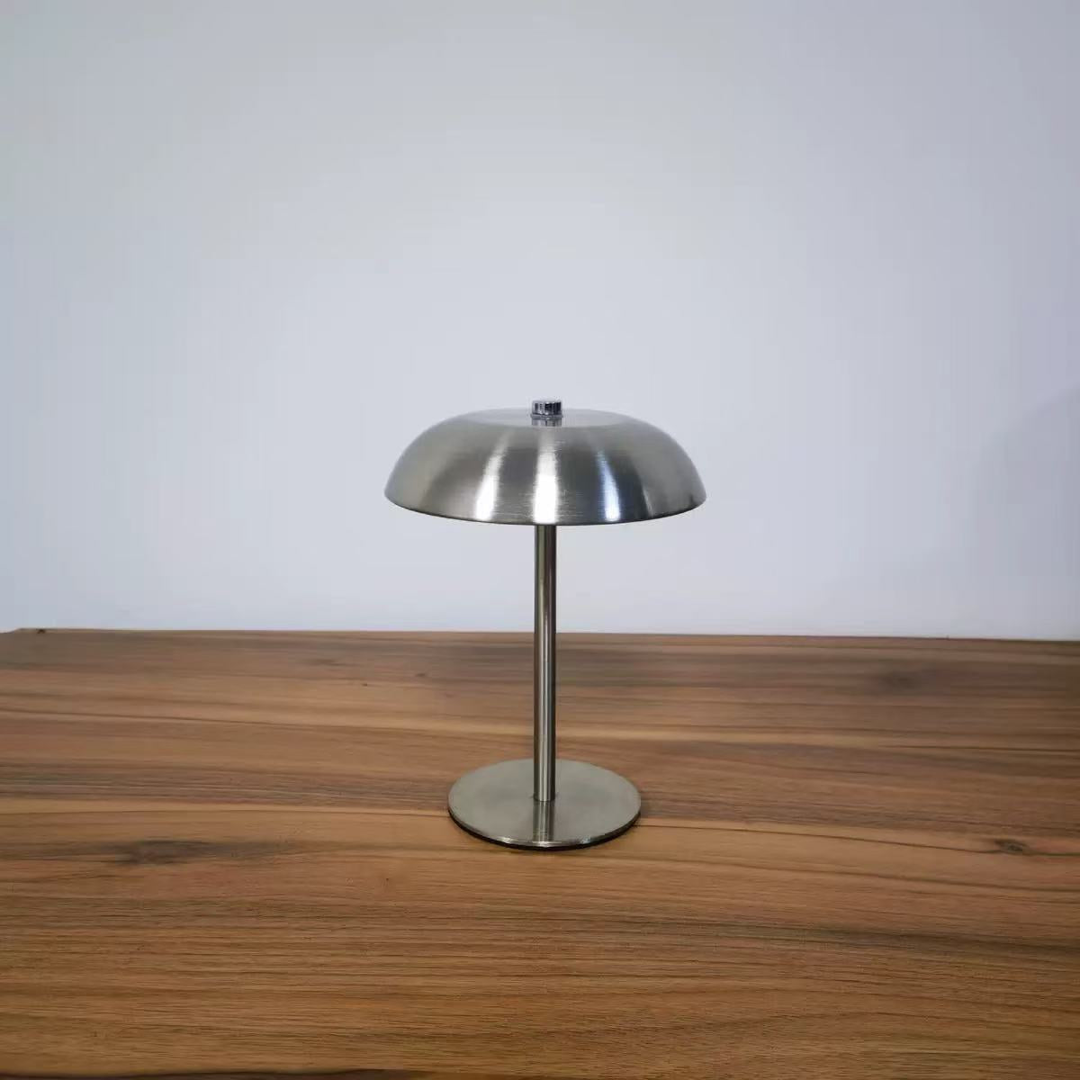 Iron Mushroom Charging Table Lamp For Bedroom And Dining Room Decor