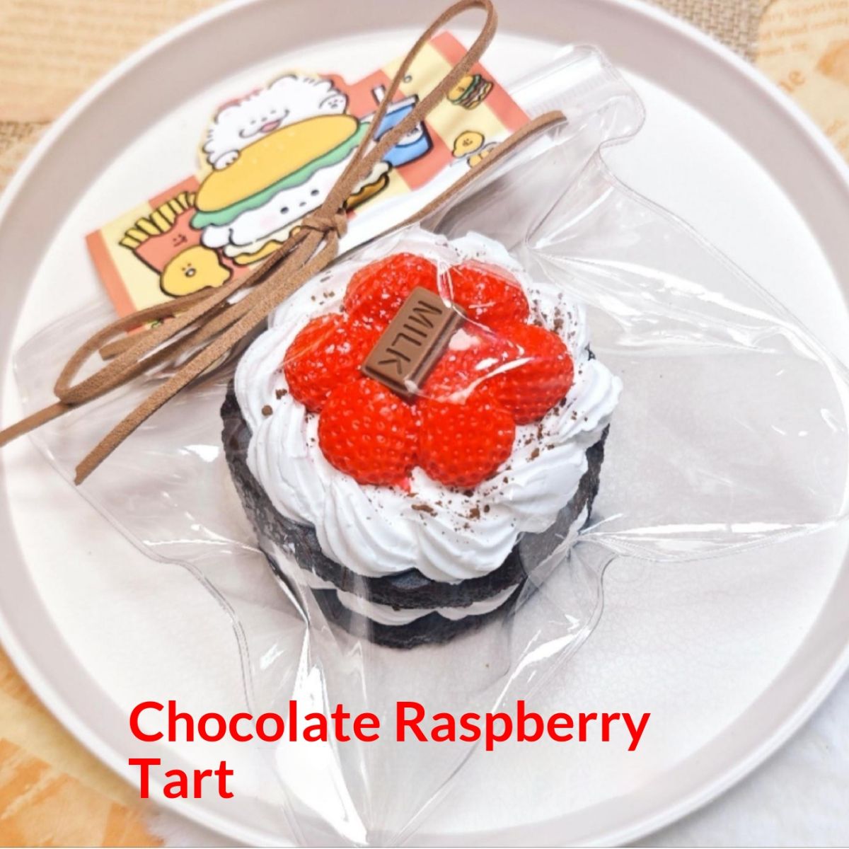 Raspberry Tart Cake Series Food Grade Silicone