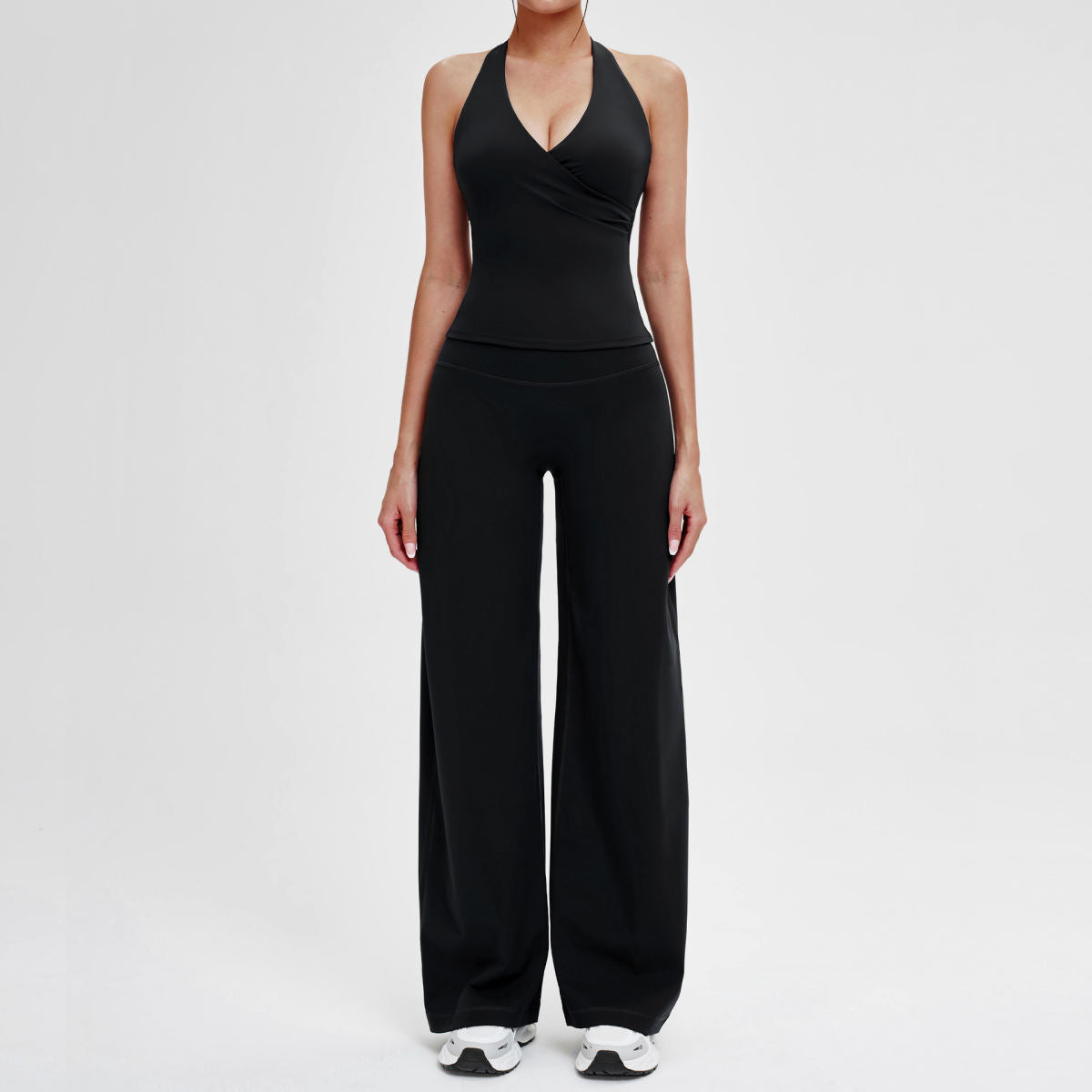 Yoga Fitness Top And Pants Womens Workout Set