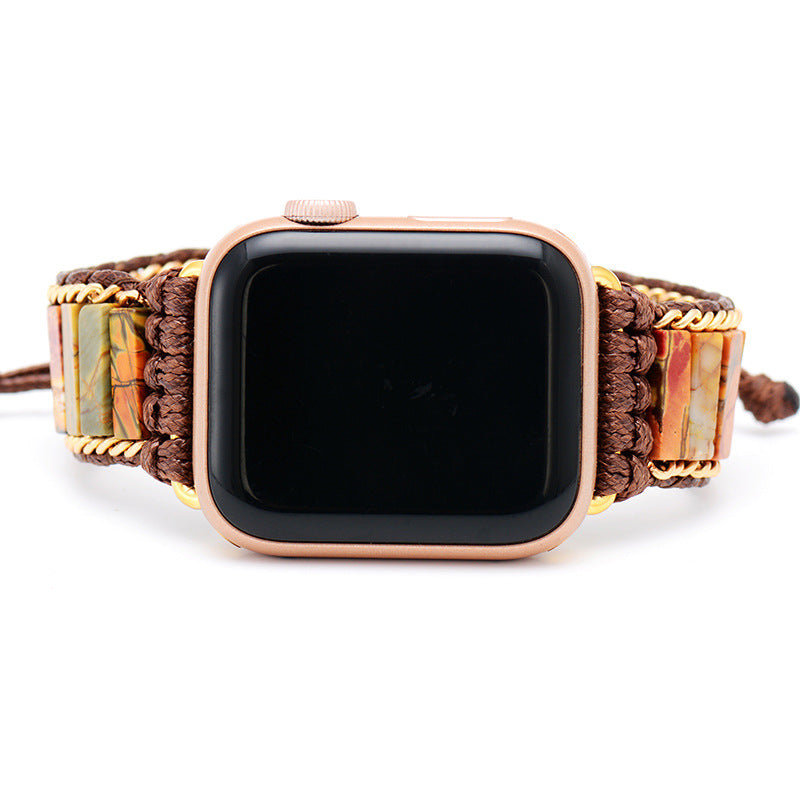 Natural Stone Bohemian Handmade Smart Watch Strap