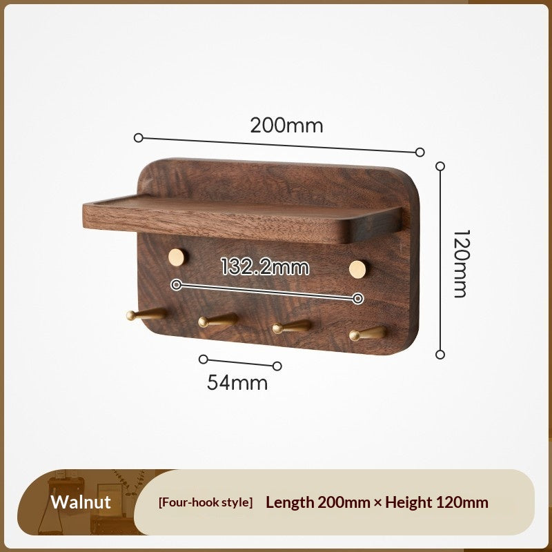 Home Black Walnut Key Storage Hook