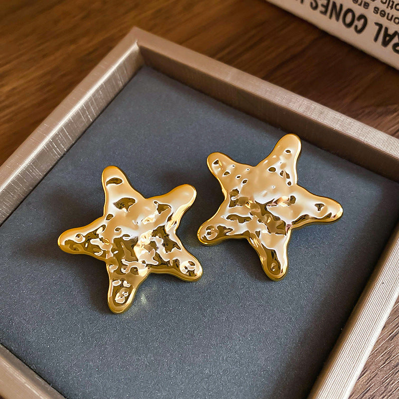 Retro Style Floral Stud Earrings For Women Vintage Flower Silver Earrings Fashion Jewelry