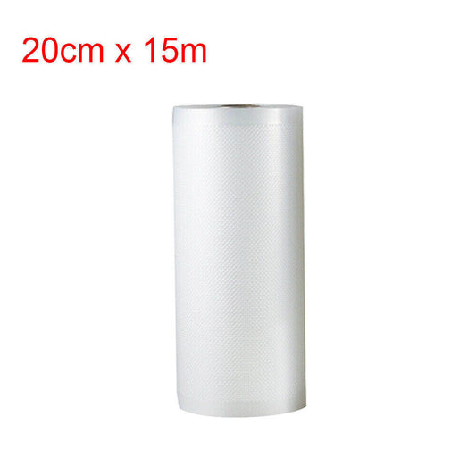 20cm X 15M  Vacuum Sealer Bags Rolls Vaccum Food Saver Storage Seal 15M