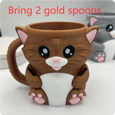 Cat Icy Products Cup Holder Ice Cream Container