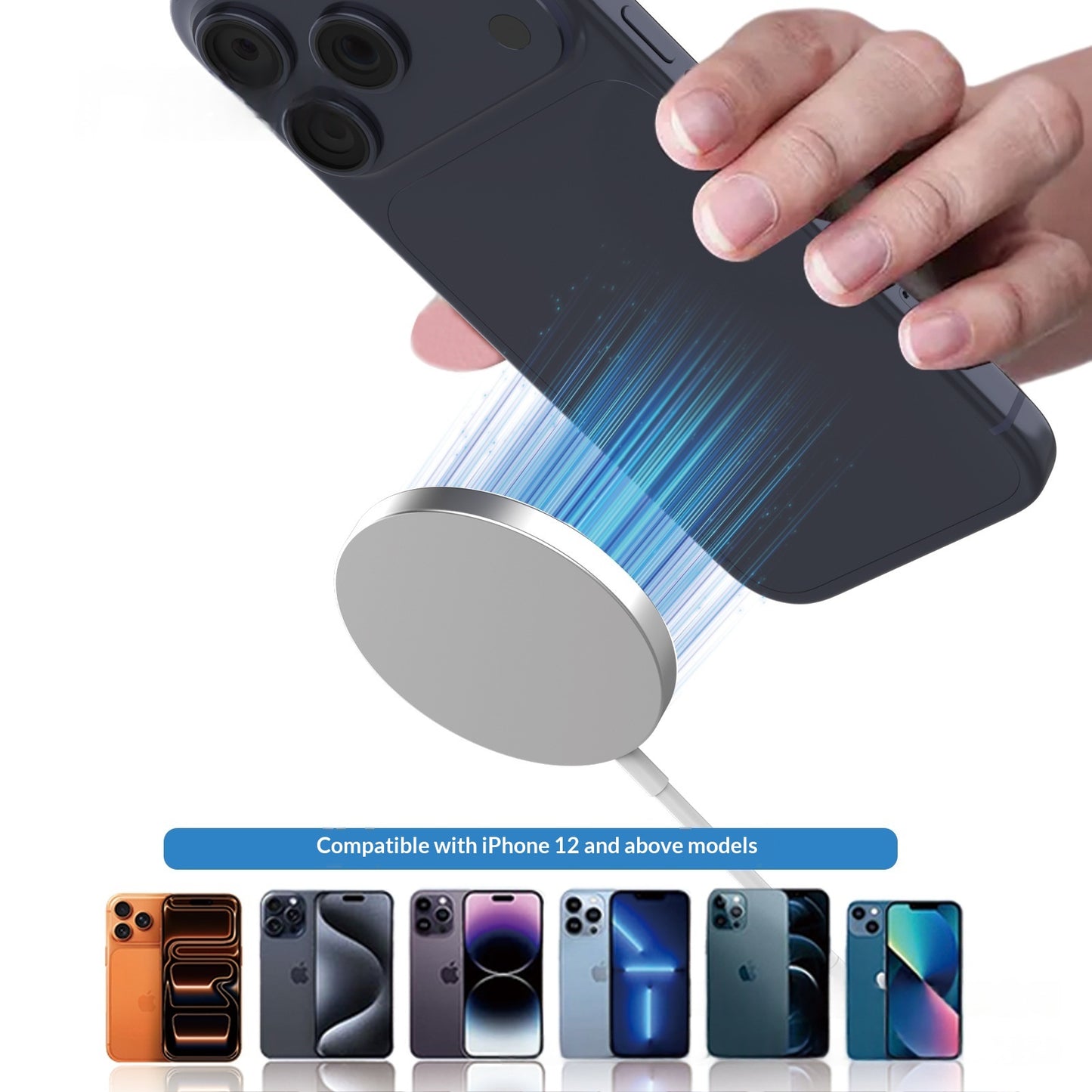 Ultra-thin Flash-charging Magnetic Wireless Charger