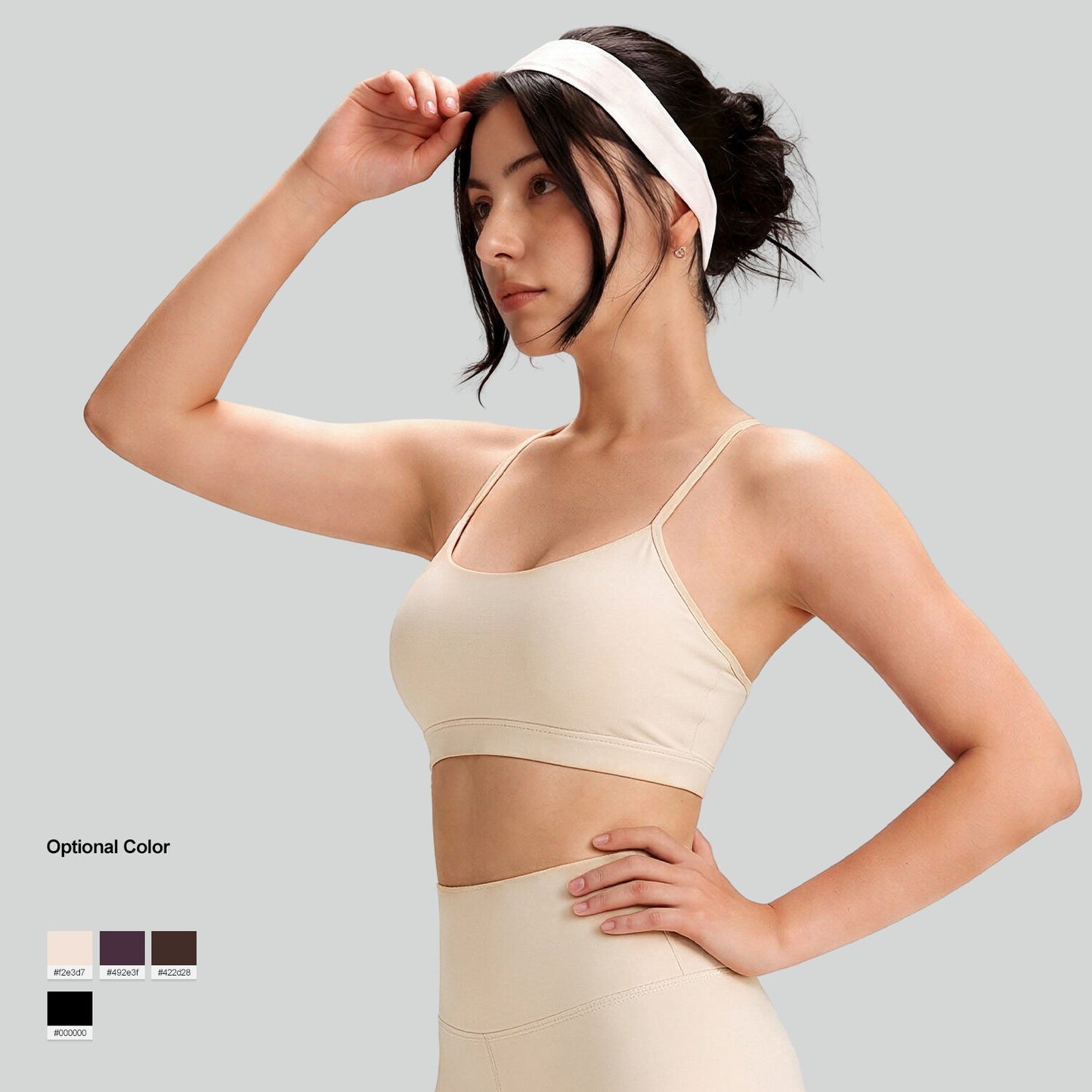 Women's Yoga Sports Fitness Bra With Thin Straps, High Impact Shockproof, Anti-Sagging & Back Beautifying Followed Stores
