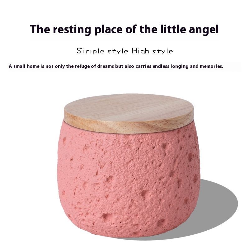 Pet Cinerary Casket Cat Dog Death Cremation Jar Commemorative Supplies