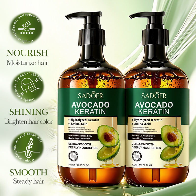 All-English SADOER Avocado Oil Silky & Nourishing Hair Care