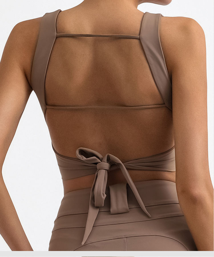 Women's Sports Fashion Yoga Straps Top