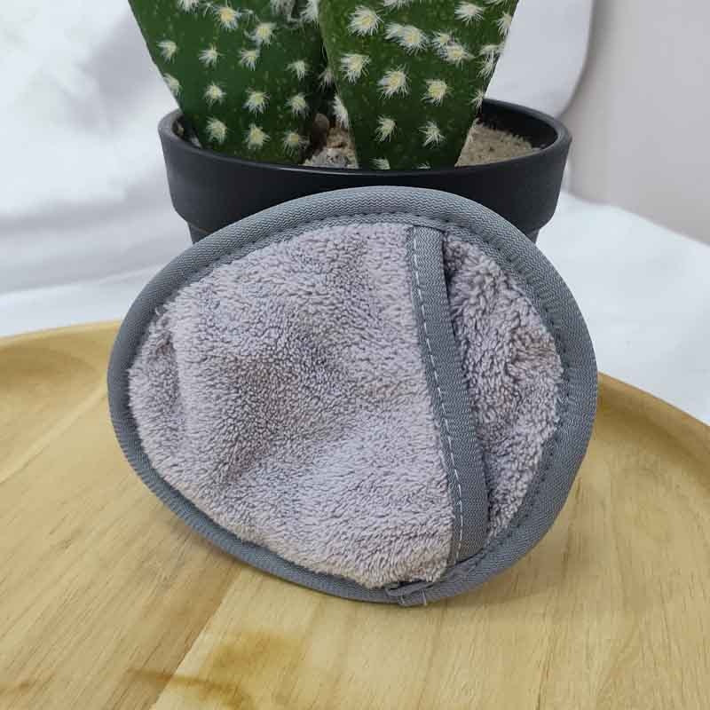 Coral Fleece Waterdrop-Shaped Skin-Friendly Puff Beauty Towel