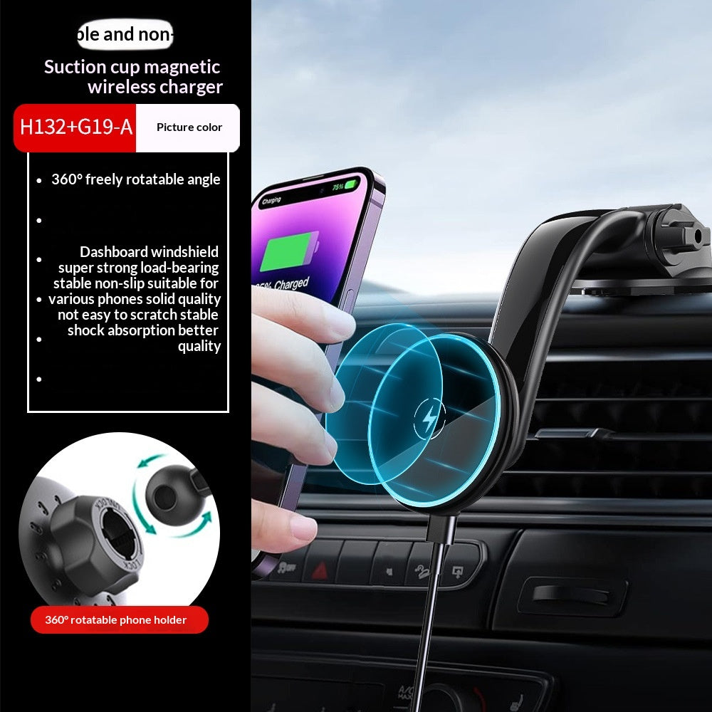 Qi 20 In-car Phone Holder With MagSafe Magnetic Wireless Charging