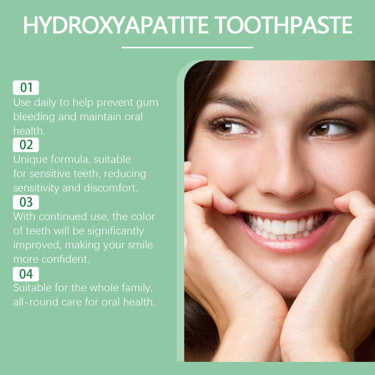 White Teeth Decontamination Brightening Tooth Glaze Care