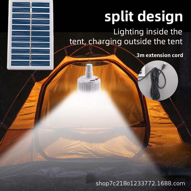 Household LED Portable Split Type Emergency Solar Powered Charging Light