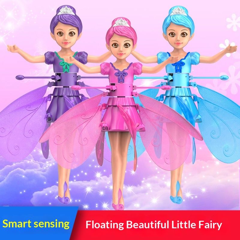 Flying Fairy Gesture-Sensing Smart Motion-Activated Light-Rechargeable Kids Toy Gift