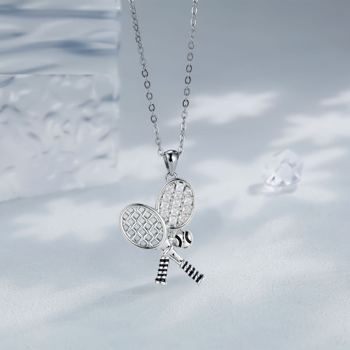 Best Seller In Europe And America Jewelry Accessories Tennis Rackets Women's Necklace Clavicle Chain