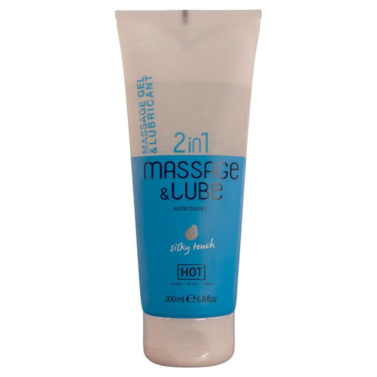 HOT - MASSAGE GLIDE GEL 2IN1 SILKY TOUCH 200 ML